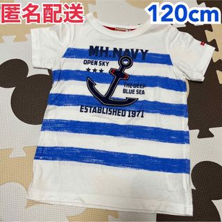 ミキハウス(mikihouse)の③ミキハウス♡マリンボーダーTシャツ♡120cm(Tシャツ/カットソー)