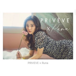 【PRIVEVE×RUNA】 FLOWER SHEER DRESS(ロングワンピース/マキシワンピース)