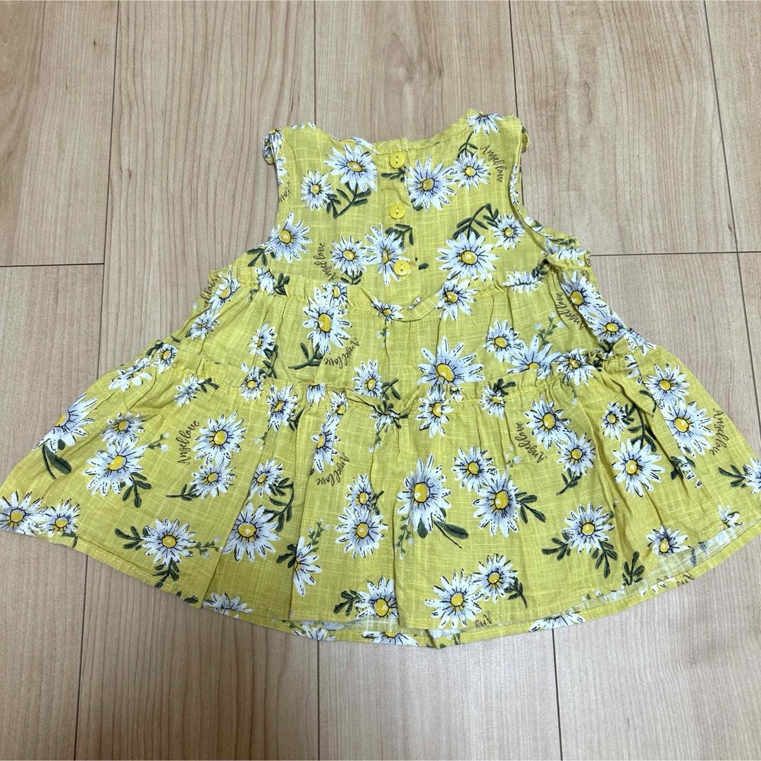 西松屋(ニシマツヤ)の西松屋　花柄ワンピース キッズ/ベビー/マタニティのキッズ服女の子用(90cm~)(ワンピース)の商品写真