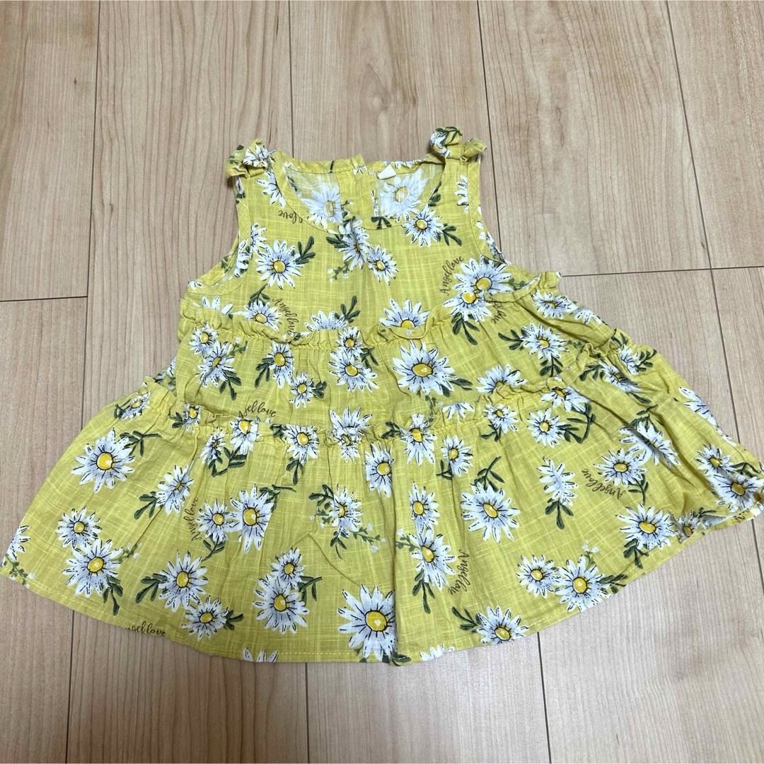 西松屋(ニシマツヤ)の西松屋　花柄ワンピース キッズ/ベビー/マタニティのキッズ服女の子用(90cm~)(ワンピース)の商品写真