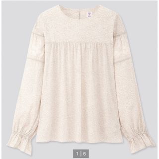 ユニクロ(UNIQLO)のUNIQLO ANNA SUI コットンブラウスW(シャツ/ブラウス(長袖/七分))