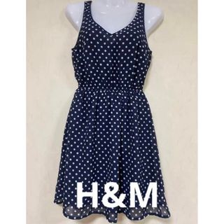 H&M - [未使用・美品]  キャミソールワンピース  H&M  ドット柄