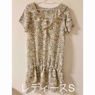 used フェリシモ　チュニック　S  グレー系(チュニック)