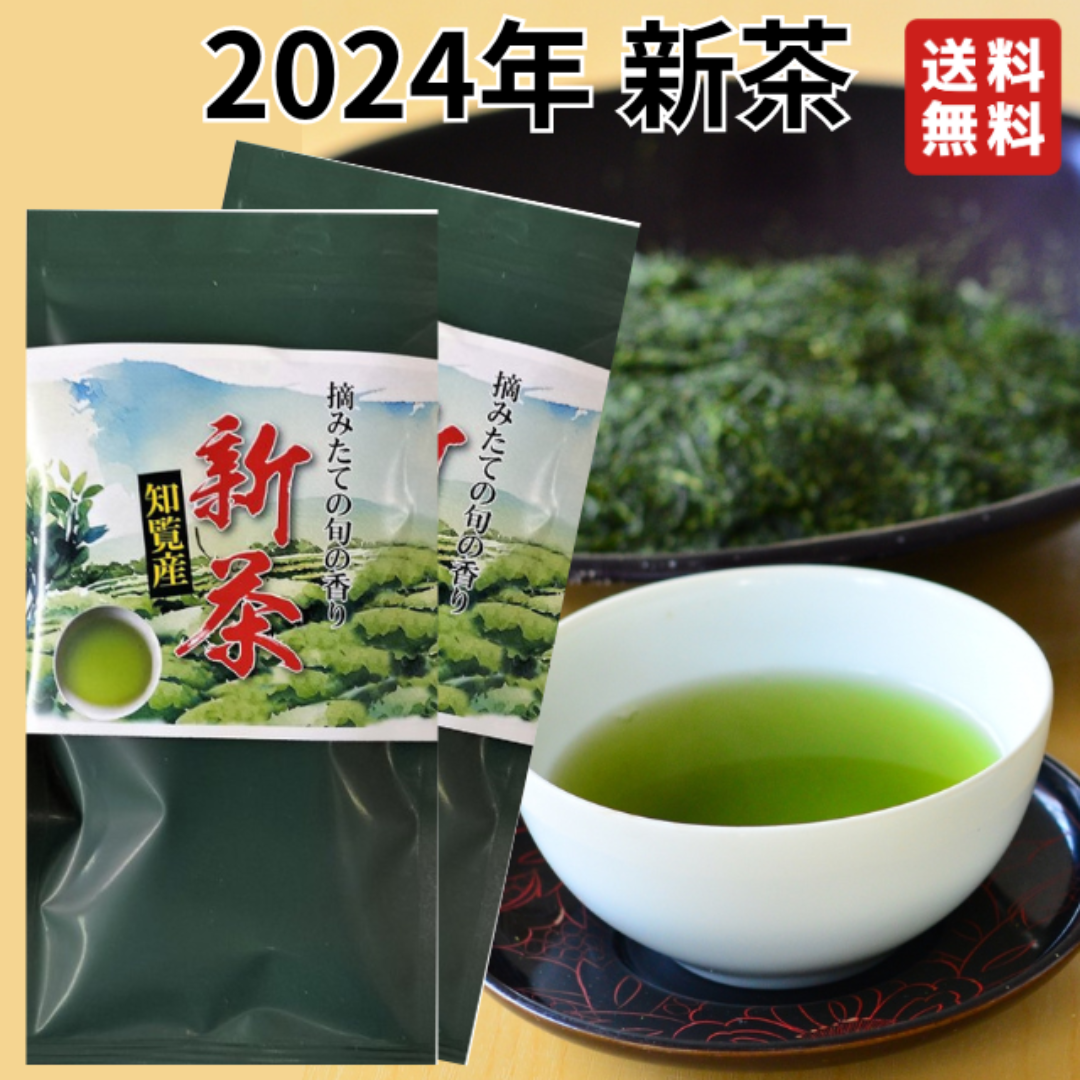 新茶 2024年産 鹿児島 知覧産 深蒸し[はしり新茶] 100g 2袋セット 食品/飲料/酒の飲料(茶)の商品写真