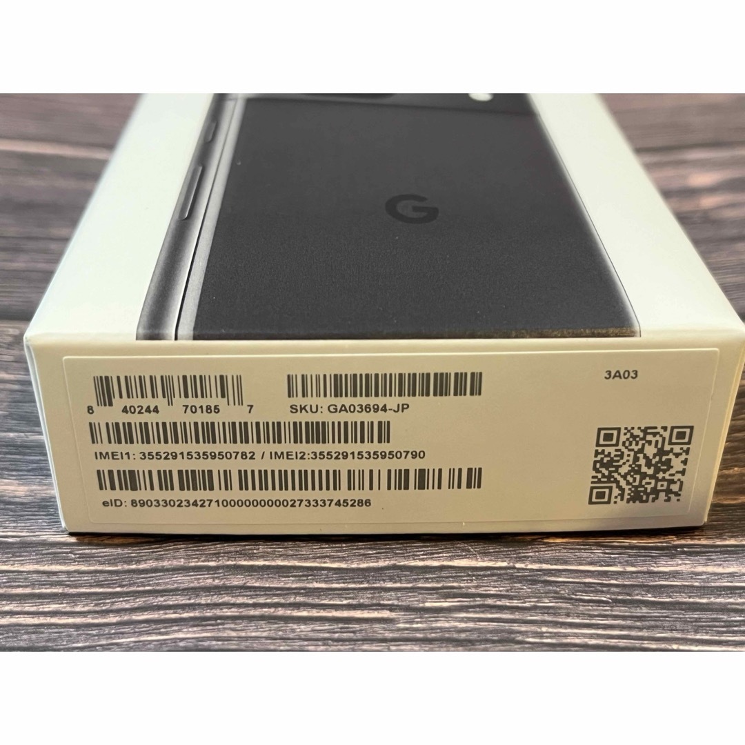 Google Pixel 7a pixel7a 本体 charcoal 黒 新品 スマホ/家電/カメラのスマートフォン/携帯電話(スマートフォン本体)の商品写真