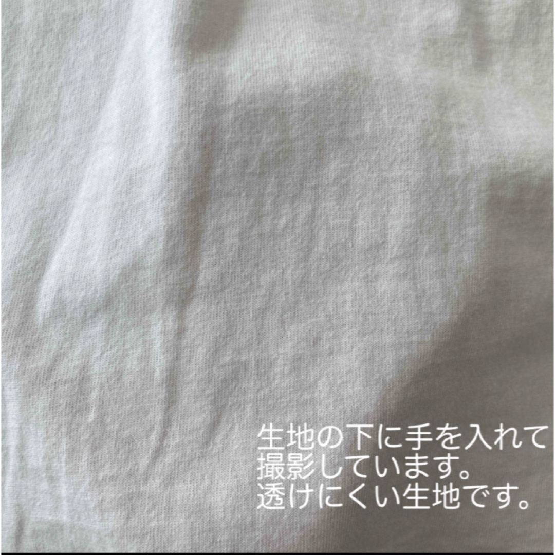 GU(ジーユー)のGU 半袖 白 Tシャツ 150 ゆったりめ レディースのトップス(Tシャツ(半袖/袖なし))の商品写真