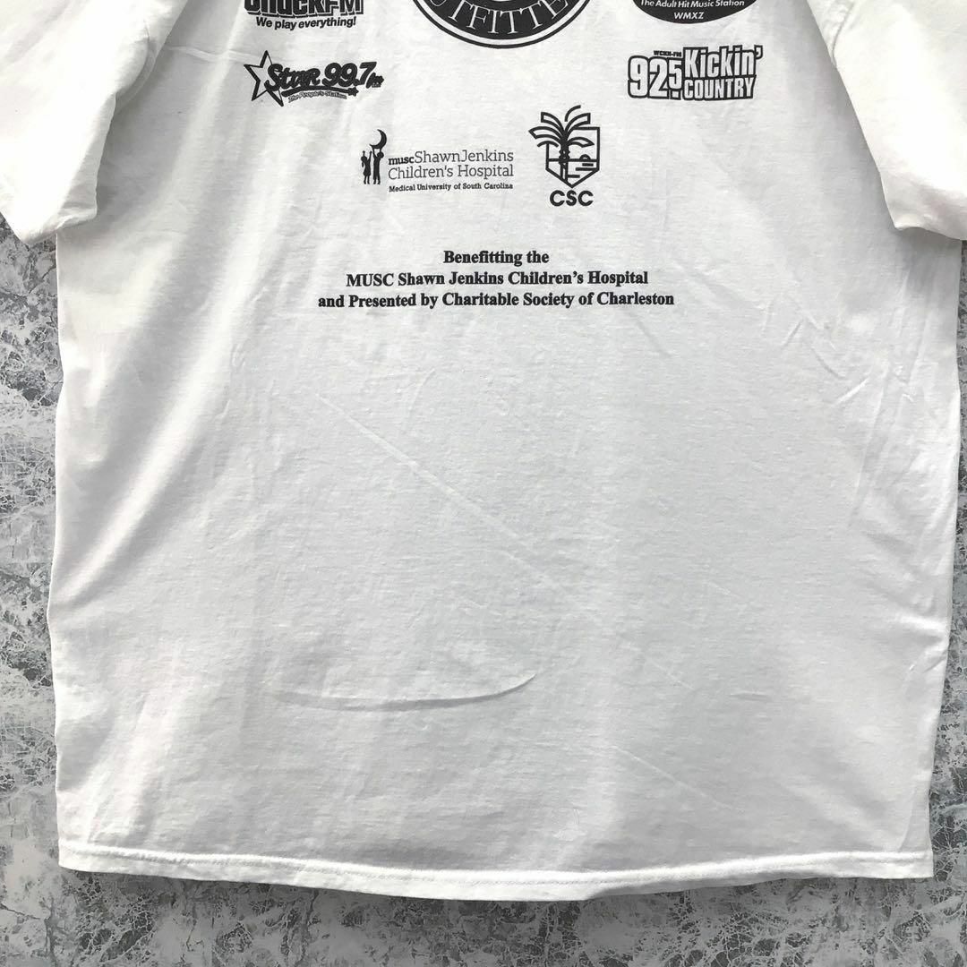 FRUIT OF THE LOOM(フルーツオブザルーム)のT1US古着フルーツオブザルームチャールストントナカイランバックプリントTシャツ メンズのトップス(Tシャツ/カットソー(半袖/袖なし))の商品写真