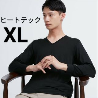 ヒートテック 長袖 Ｖネック シャツ　UNIQLO(Tシャツ/カットソー(七分/長袖))