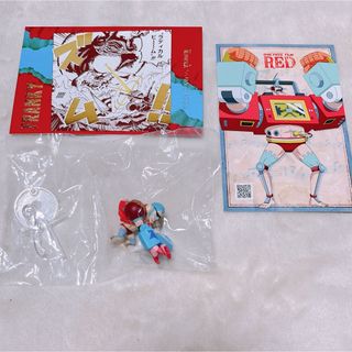 ワンピース(ONE PIECE)の【美品】フランキー　効果音ポストカード　ワンピの実　フィルムレッド(キャラクターグッズ)