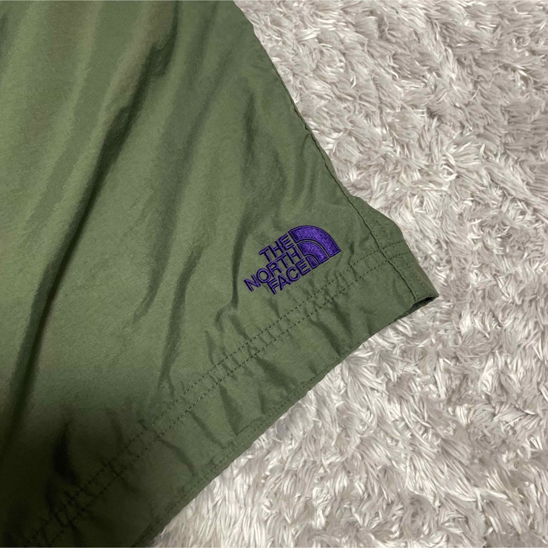 THE NORTH FACE(ザノースフェイス)のノースフェイスパープルレーベル 23SS BEAMS 別注 ナイロン ロゴ メンズのパンツ(ショートパンツ)の商品写真
