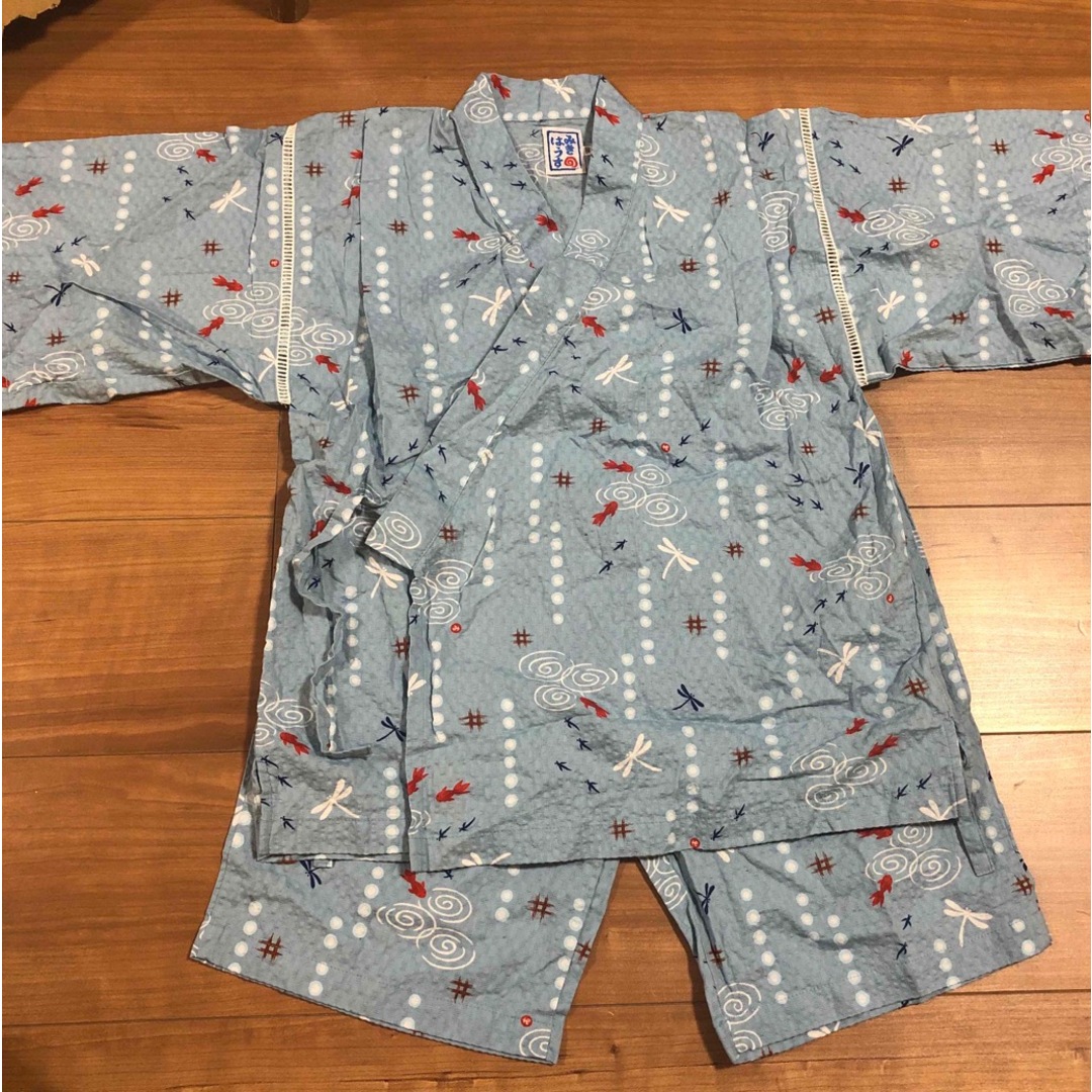 mikihouse(ミキハウス)のミキハウス140甚平 キッズ/ベビー/マタニティのキッズ服男の子用(90cm~)(甚平/浴衣)の商品写真