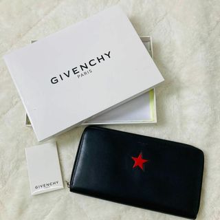 GIVENCHY - GIVENCHY Paris スター 星 ラージ ラウンドジップ ウォレット