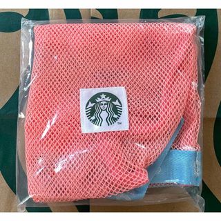 スターバックス(Starbucks)のスターバックス メッシュ エコバッグ ピンク(エコバッグ)