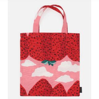 marimekko - マリメッコ マンシッカヴォレット トートバッグ エコバッグ イチゴ 花柄