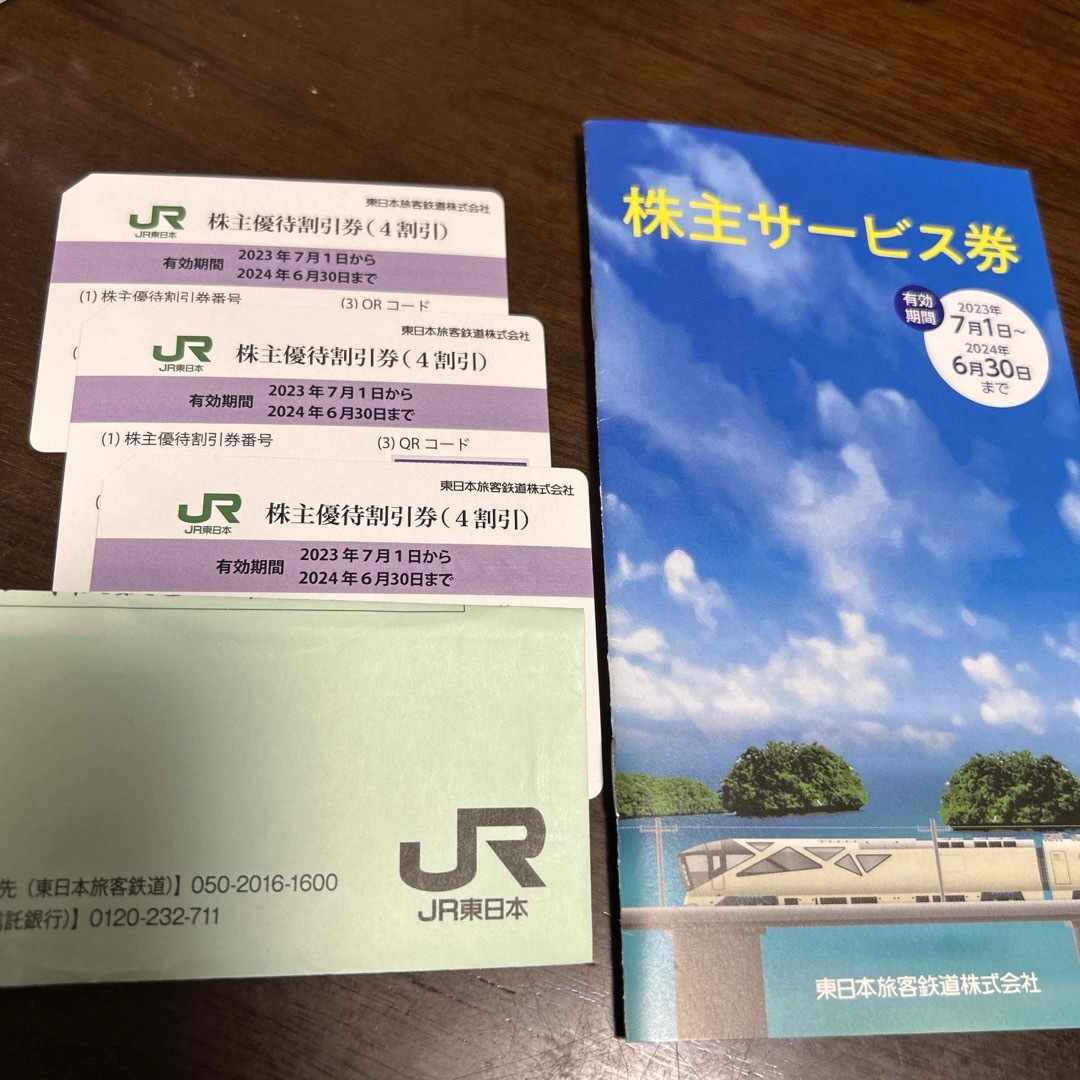 JR東日本 株主優待券【即日発送】 チケットの優待券/割引券(その他)の商品写真