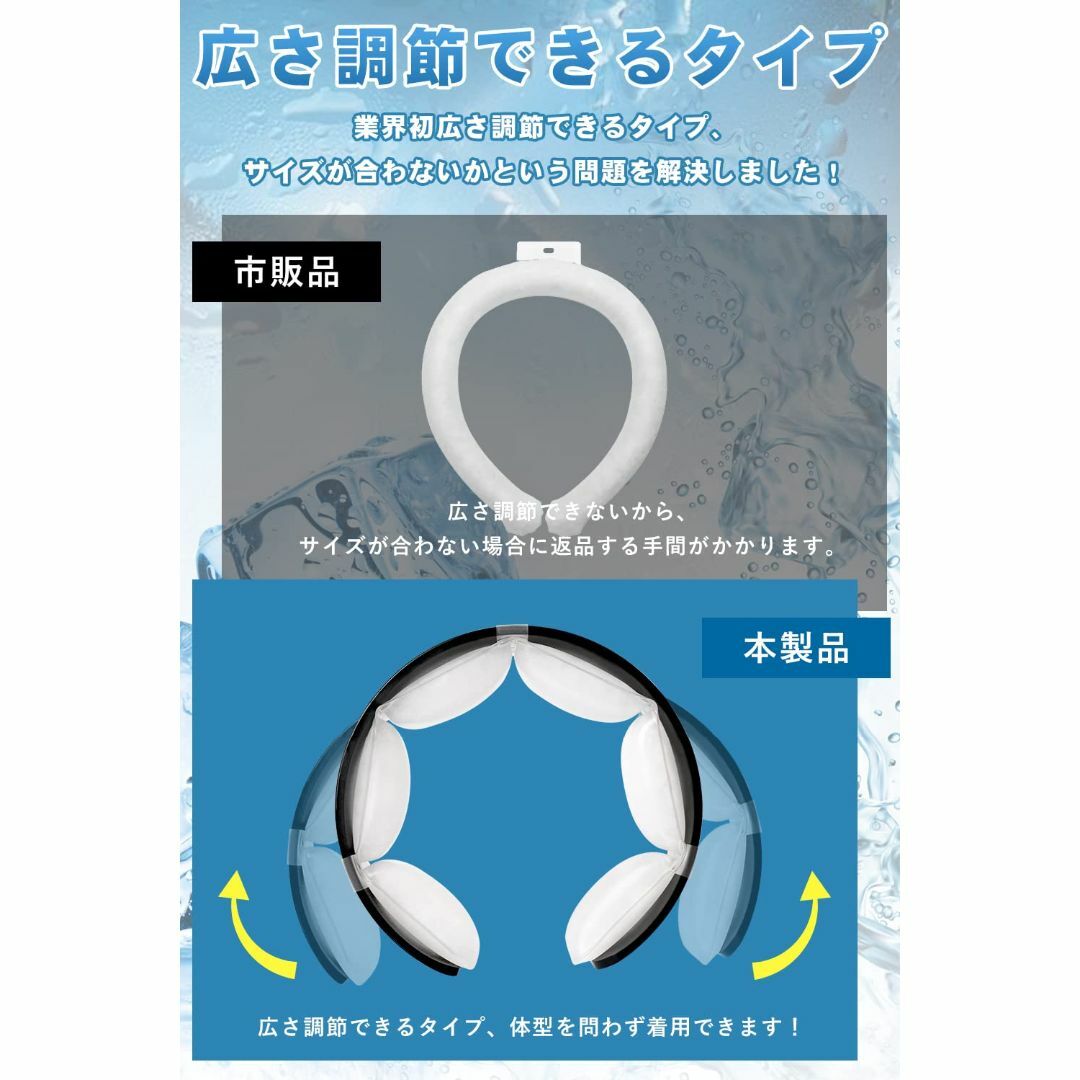 【色:28℃で凍結】【2023独創 ネットクーラー】ORTCI クールリング P コスメ/美容のコスメ/美容 その他(その他)の商品写真