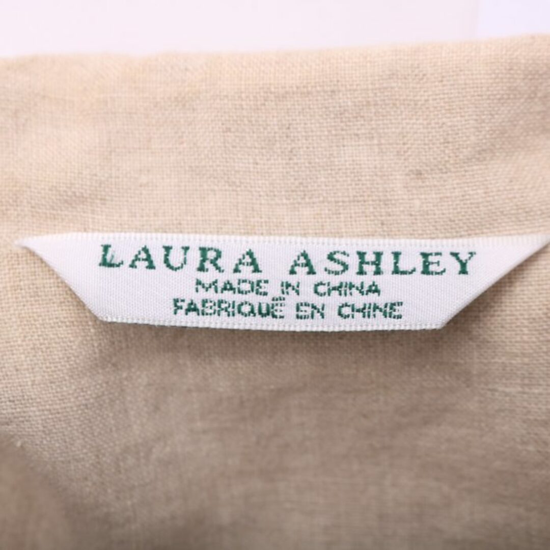 LAURA ASHLEY(ローラアシュレイ)のローラアシュレイ テーラードジャケット アウター 半袖 レディース 13サイズ ベージュ Laura Ashley レディースのジャケット/アウター(テーラードジャケット)の商品写真