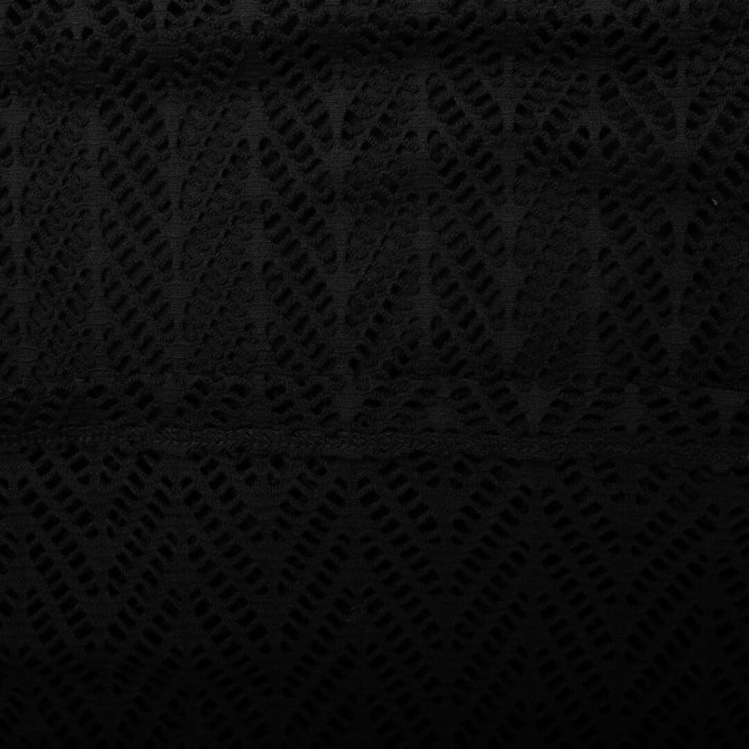 カルバンクライン 半袖Ｔシャツ トップス カットソー レース レディース Sサイズ ブラック Calvin klein レディースのトップス(Tシャツ(半袖/袖なし))の商品写真