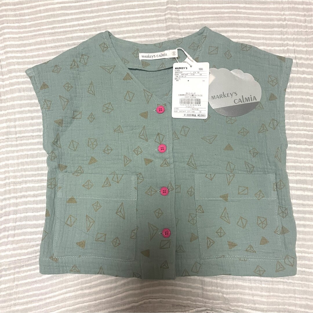 MARKEY'S(マーキーズ)の新品未使用タグ付き マーキーズ トップス 100cm キッズ/ベビー/マタニティのキッズ服女の子用(90cm~)(Tシャツ/カットソー)の商品写真