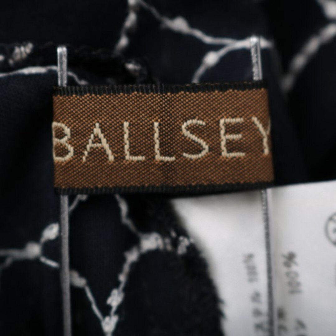 Ballsey(ボールジィ)のボールジー スカート ボトムス プリーツ フレア 裏地付属品有り レディース 38サイズ ネイビー BALLSEY レディースのスカート(その他)の商品写真