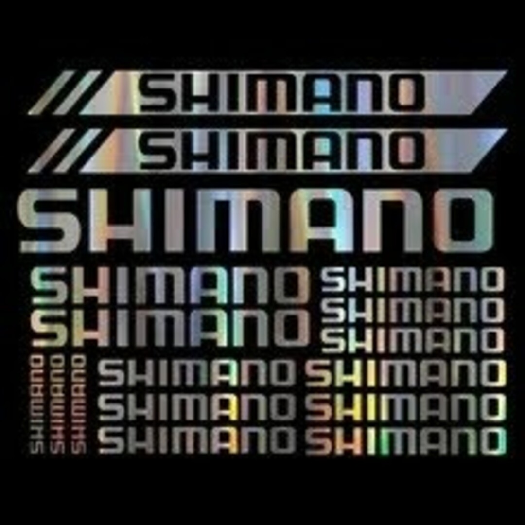 SHIMANO(シマノ)のSHIMANO（シマノ）　ステッカー　虹 スポーツ/アウトドアの自転車(その他)の商品写真