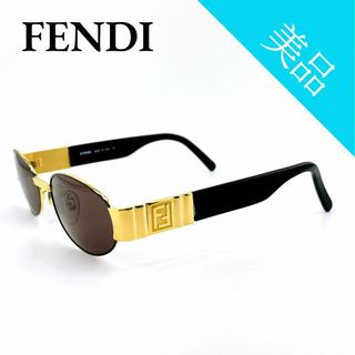 FENDI - フェンディ サングラス ズッカ サイドロゴ MOD SL 7066 ゴールド