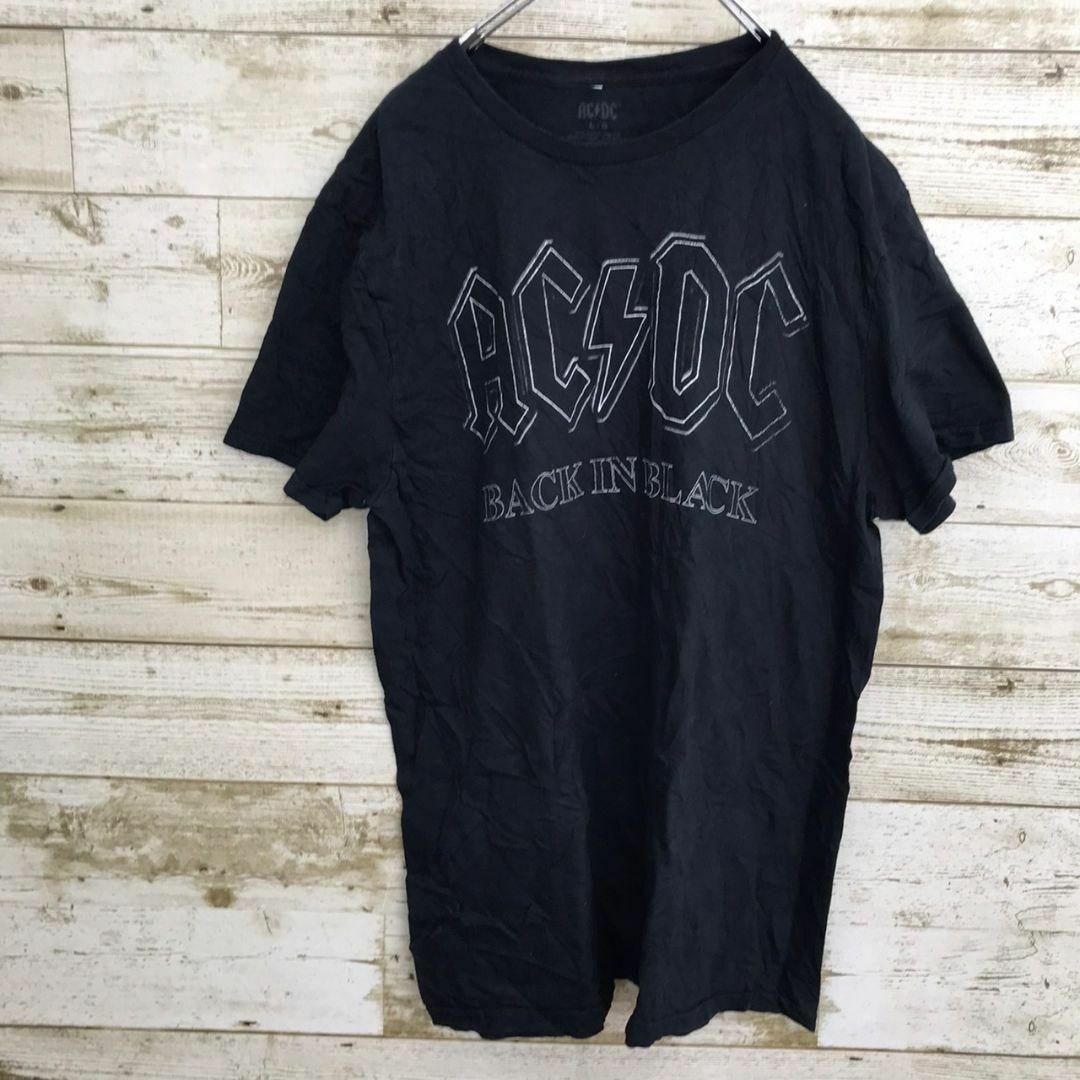 MUSIC TEE(ミュージックティー)の【k4439】USA古着ACDCバンドミュージックロック半袖Tシャツビンテージ メンズのトップス(Tシャツ/カットソー(半袖/袖なし))の商品写真