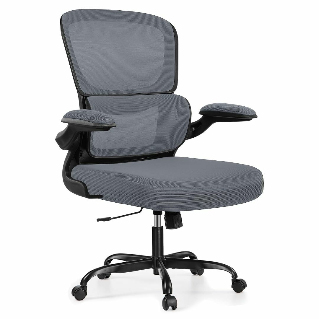 【色: ダークグレー】Razzor オフィスチェア 椅子 イス 疲れない 勉強  インテリア/住まい/日用品のオフィス家具(オフィスチェア)の商品写真