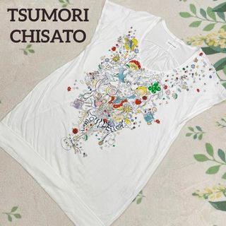 TSUMORI CHISATO - 希少 TSUMORICHISATO ツモリチサトTシャツ ワンピース チュニック