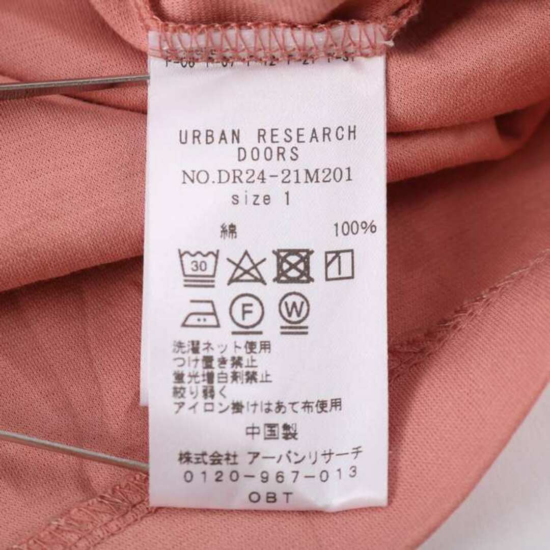 アーバンリサーチドアーズ 長袖Ｔシャツ トップス カットソー レディース 1サイズ ピンク URBAN RESEARCH DOORS レディースのトップス(Tシャツ(長袖/七分))の商品写真