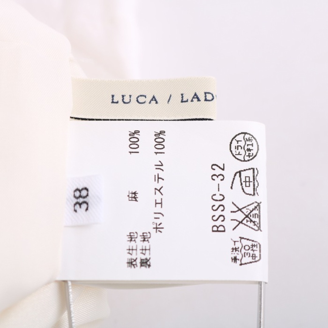 ルカ/レディラックルカ パンツ ボトムス レディース 38サイズ ホワイト LUCA/LADY LUCK LUCA レディースのパンツ(その他)の商品写真