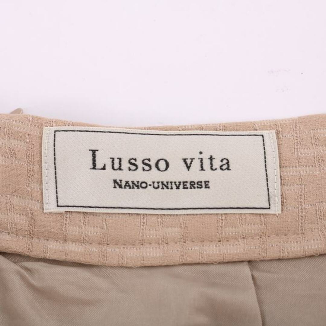nano・universe(ナノユニバース)のナノユニバース スカート ボトムス Lusso vita レディース 38サイズ ベージュ nano universe レディースのスカート(その他)の商品写真