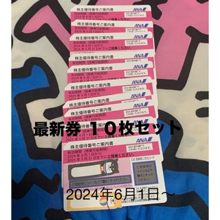 最新券ANA優待券10枚セット2024.6.1〜2025.5.31搭乗分(その他)