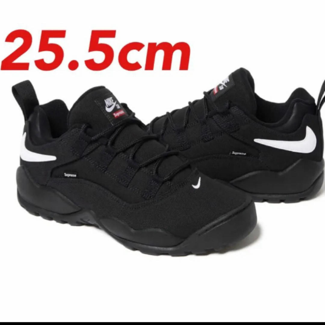 Supreme(シュプリーム)のSupreme × Nike SB Darwin Low BLACK25.5 メンズの靴/シューズ(スニーカー)の商品写真