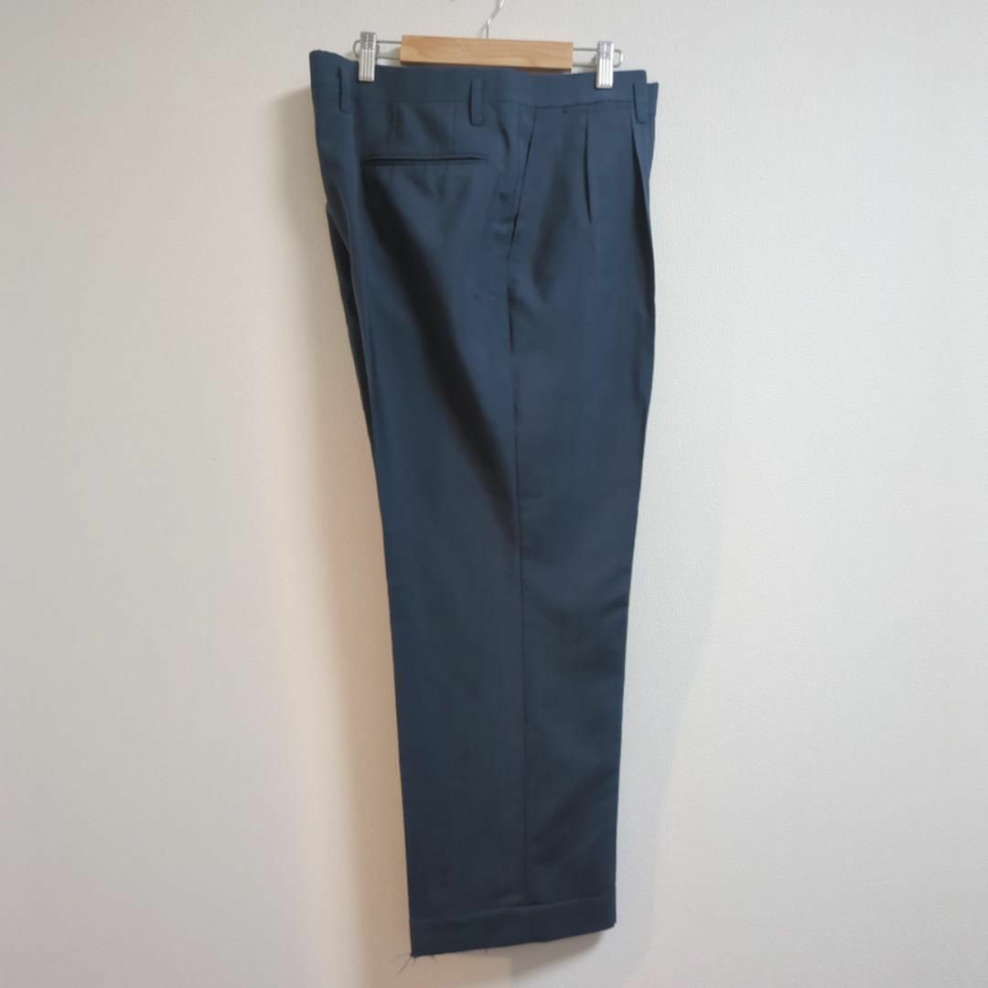 MC083/パンツ スラックス ズボン タック センタープレス フルレングス メンズのパンツ(スラックス)の商品写真
