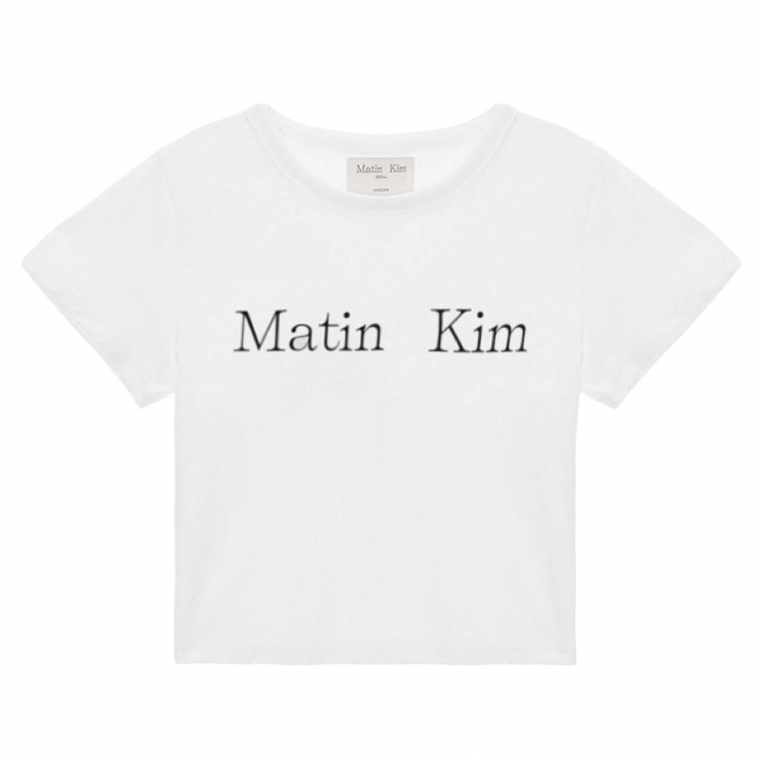 Matin Kim マーティンキム白　Tシャツ メンズのトップス(Tシャツ/カットソー(半袖/袖なし))の商品写真