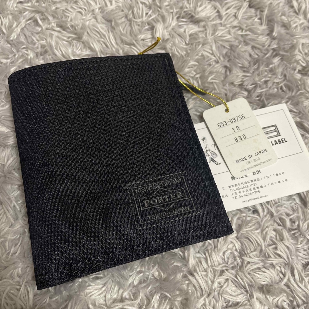 PORTER(ポーター)の新品タグ付　PORTER DIL WALLET  二つ折り財布 ブラック ディル メンズのファッション小物(折り財布)の商品写真