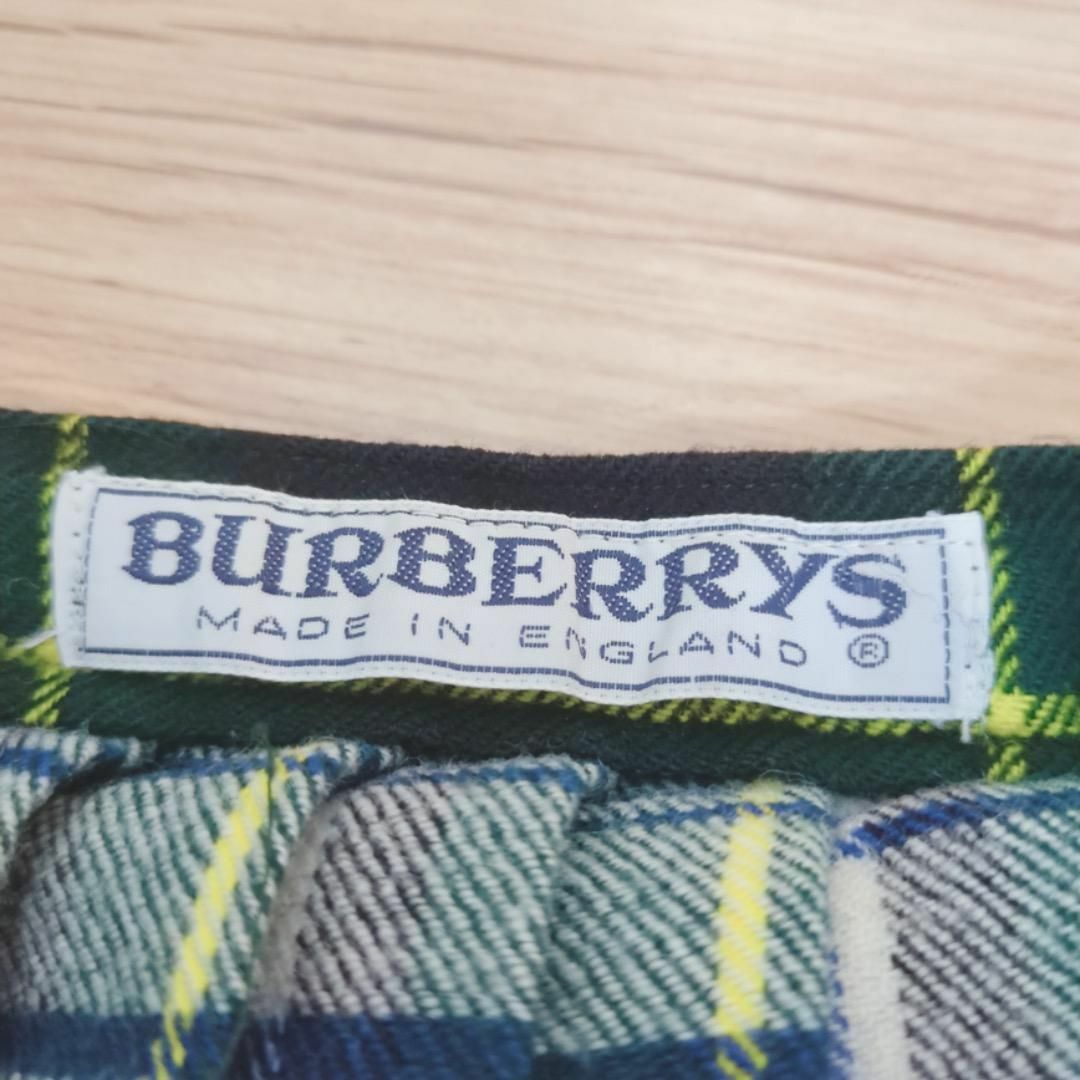 BURBERRY(バーバリー)のMC141/BURBERRYS スカート 巻き ラップ ベルト チェック柄 毛 レディースのスカート(ロングスカート)の商品写真