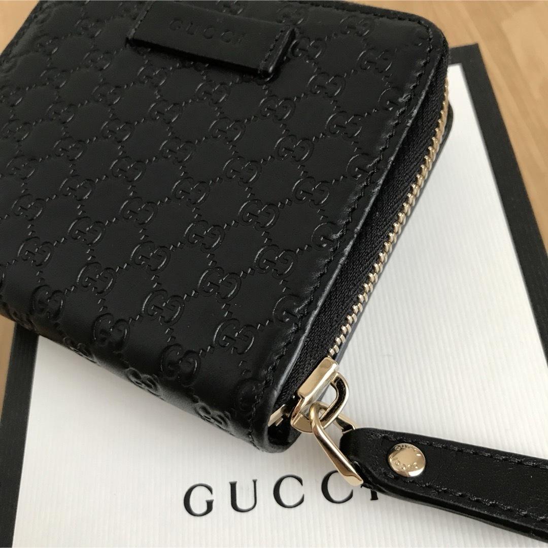 新品同様 極美品 GUCCI グッチ 二つ折り財布 ミニ財布 マイクロ 新品同様 極美品 GUCCI グッチ 二つ折り財布 ミニ財布 マイクロ
