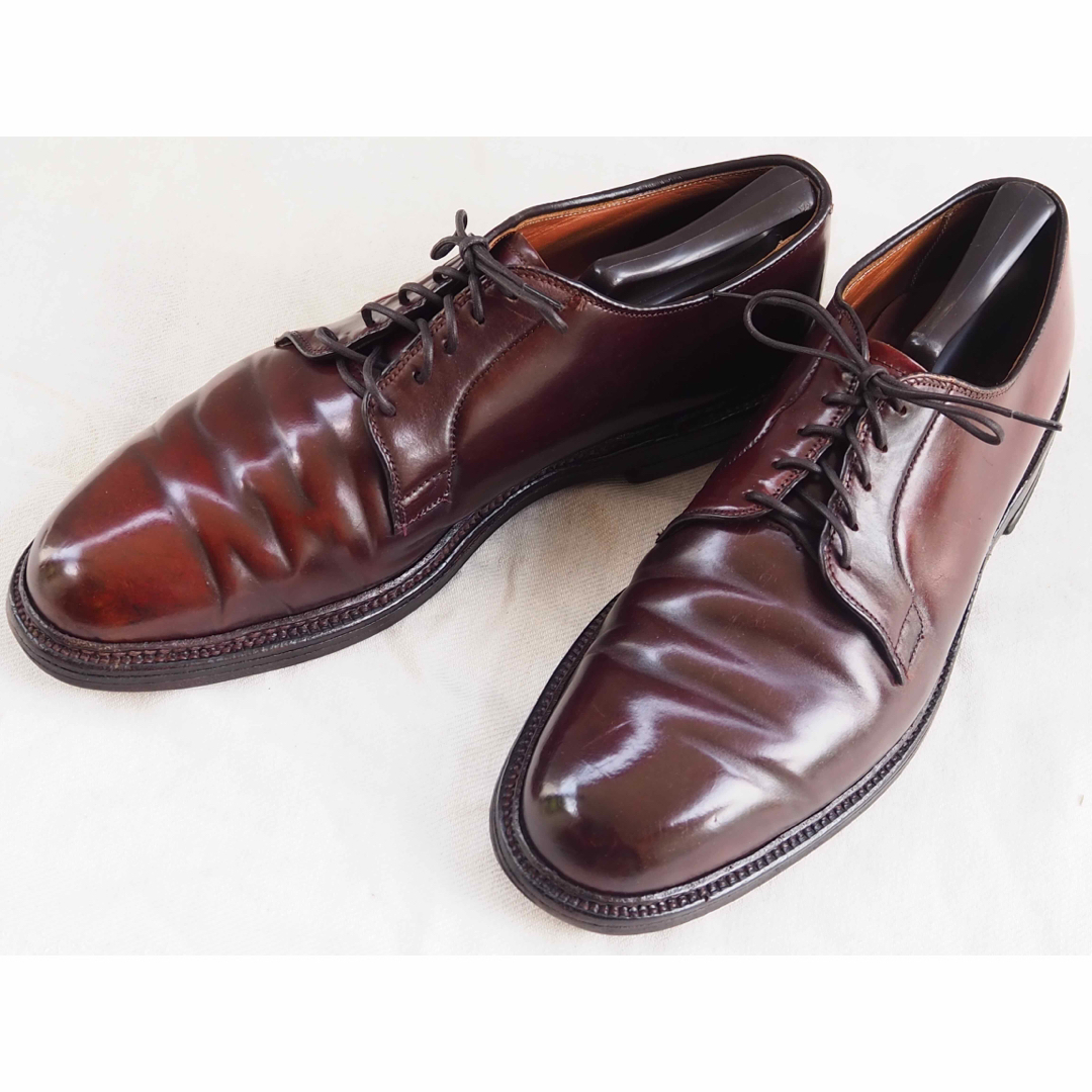 Alden(オールデン)の90s Alden 990 Cordovan Plain Toe Blucher メンズの靴/シューズ(ドレス/ビジネス)の商品写真