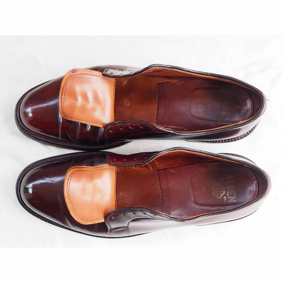 Alden(オールデン)の90s Alden 990 Cordovan Plain Toe Blucher メンズの靴/シューズ(ドレス/ビジネス)の商品写真