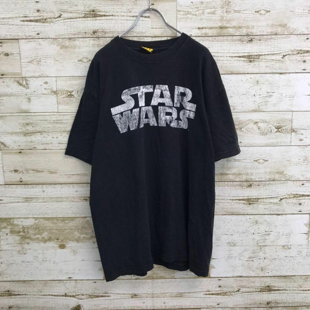 【k4488】USA古着スターウォーズムービープリント半袖ビッグTシャツXL メンズのトップス(Tシャツ/カットソー(半袖/袖なし))の商品写真