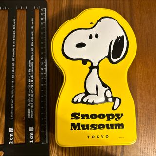 スヌーピー(SNOOPY)のスヌーピー ミュージアム★缶クッキーのから箱(キャラクターグッズ)