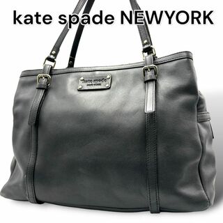 ケイトスペードニューヨーク(kate spade new york)のケイトスペードニューヨーク　ハンドバッグ　ブラック　レザー A366(ハンドバッグ)