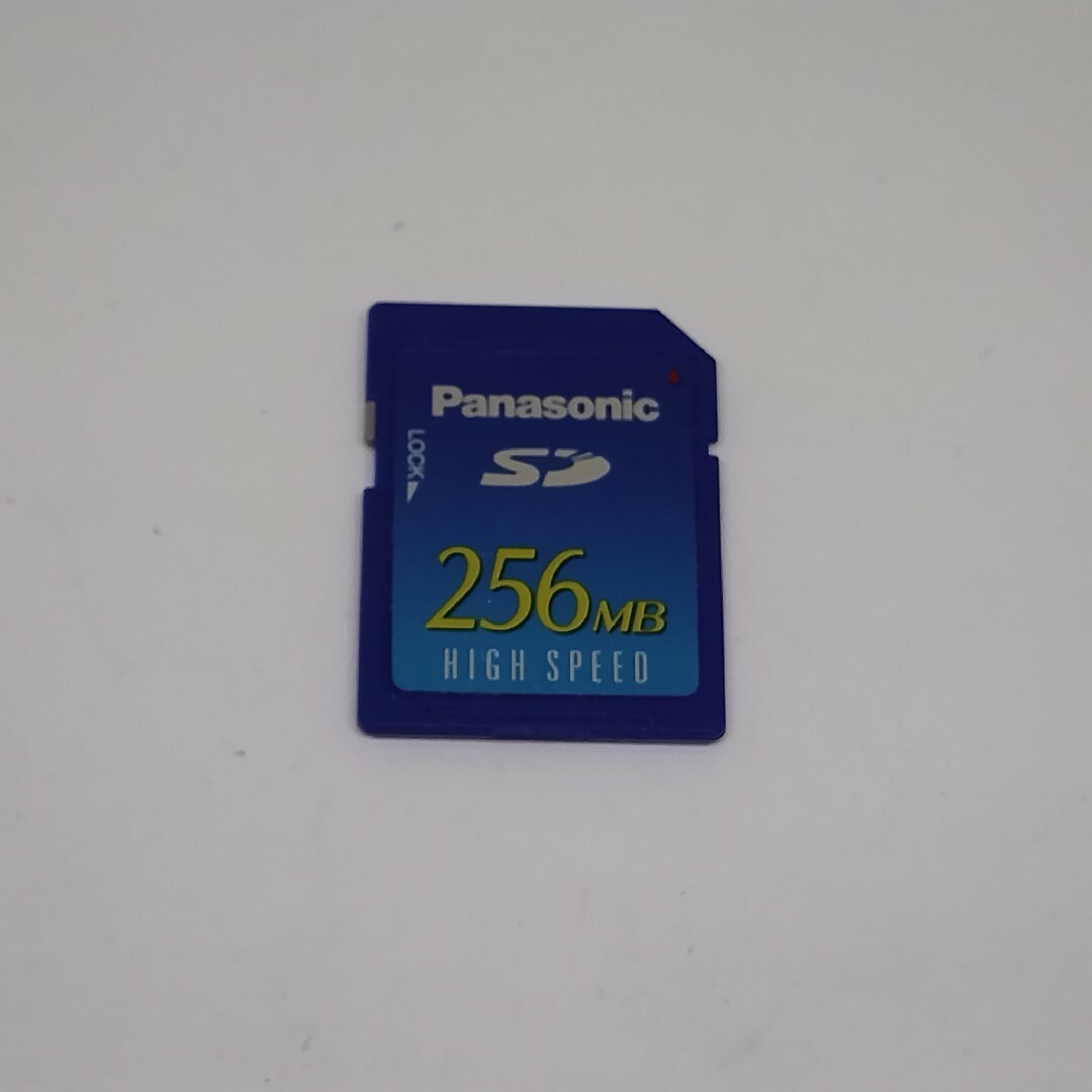 Panasonic(パナソニック)のSD 256MB SDメモリーカード MEMORY CARD 動作 デジカメ M スマホ/家電/カメラのPC/タブレット(PC周辺機器)の商品写真