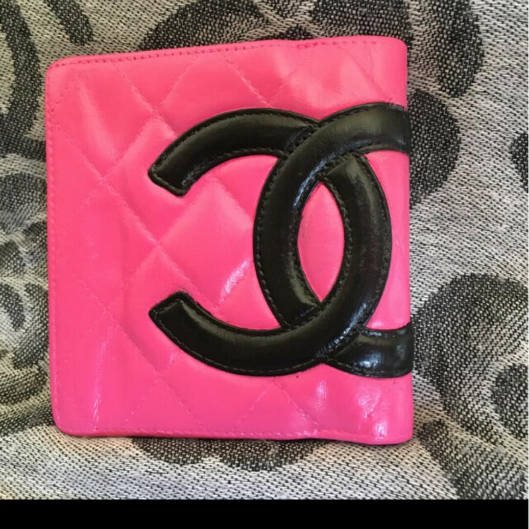 CHANEL(シャネル)の美品CHANEL財布 #カンボンライン二つ折り財布 レディースのファッション小物(財布)の商品写真