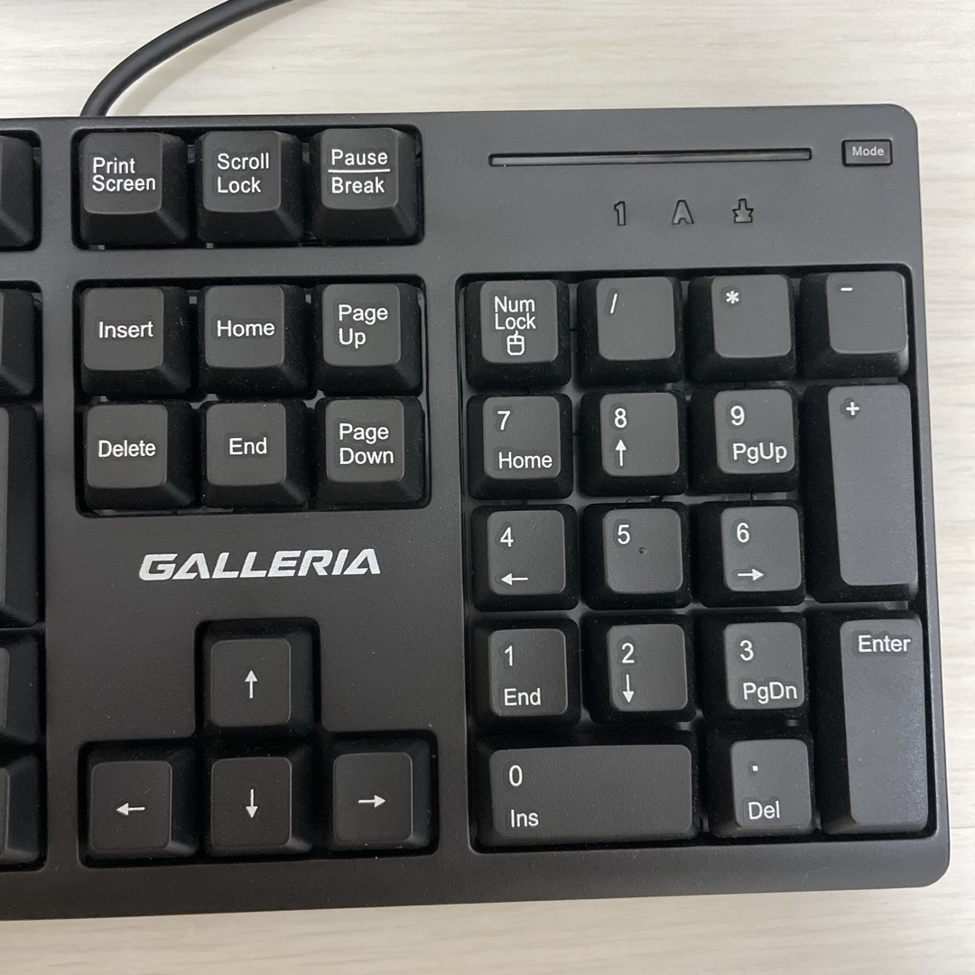 GALLELIA キーボード GK-6260 スマホ/家電/カメラのPC/タブレット(PC周辺機器)の商品写真