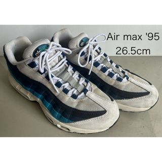 ナイキ(NIKE)のナイキ/エアマックス95/26.5cm/554970-131/ブルーグラデ/青白(スニーカー)