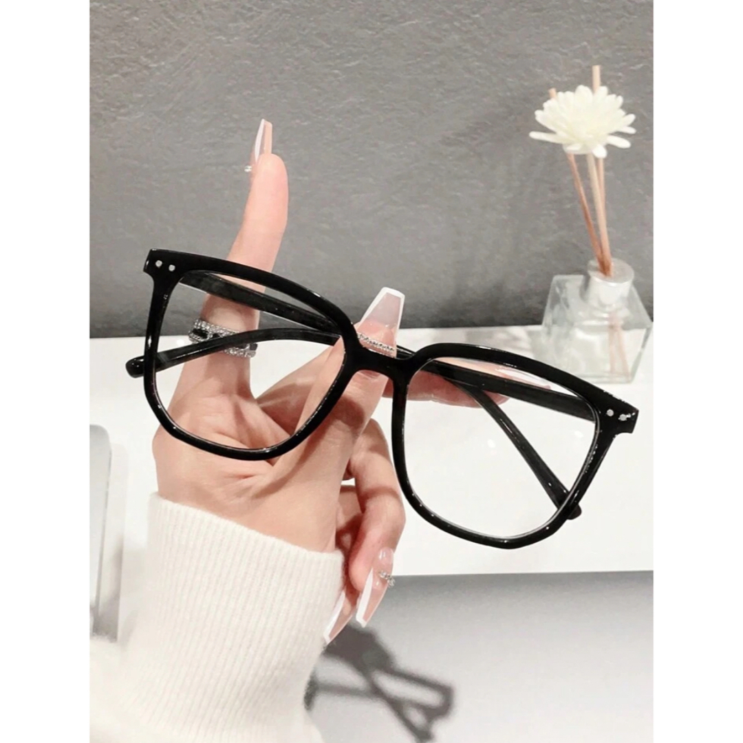 SHEIN(シーイン)のブルーライトカット　伊達メガネ レディースのファッション小物(サングラス/メガネ)の商品写真
