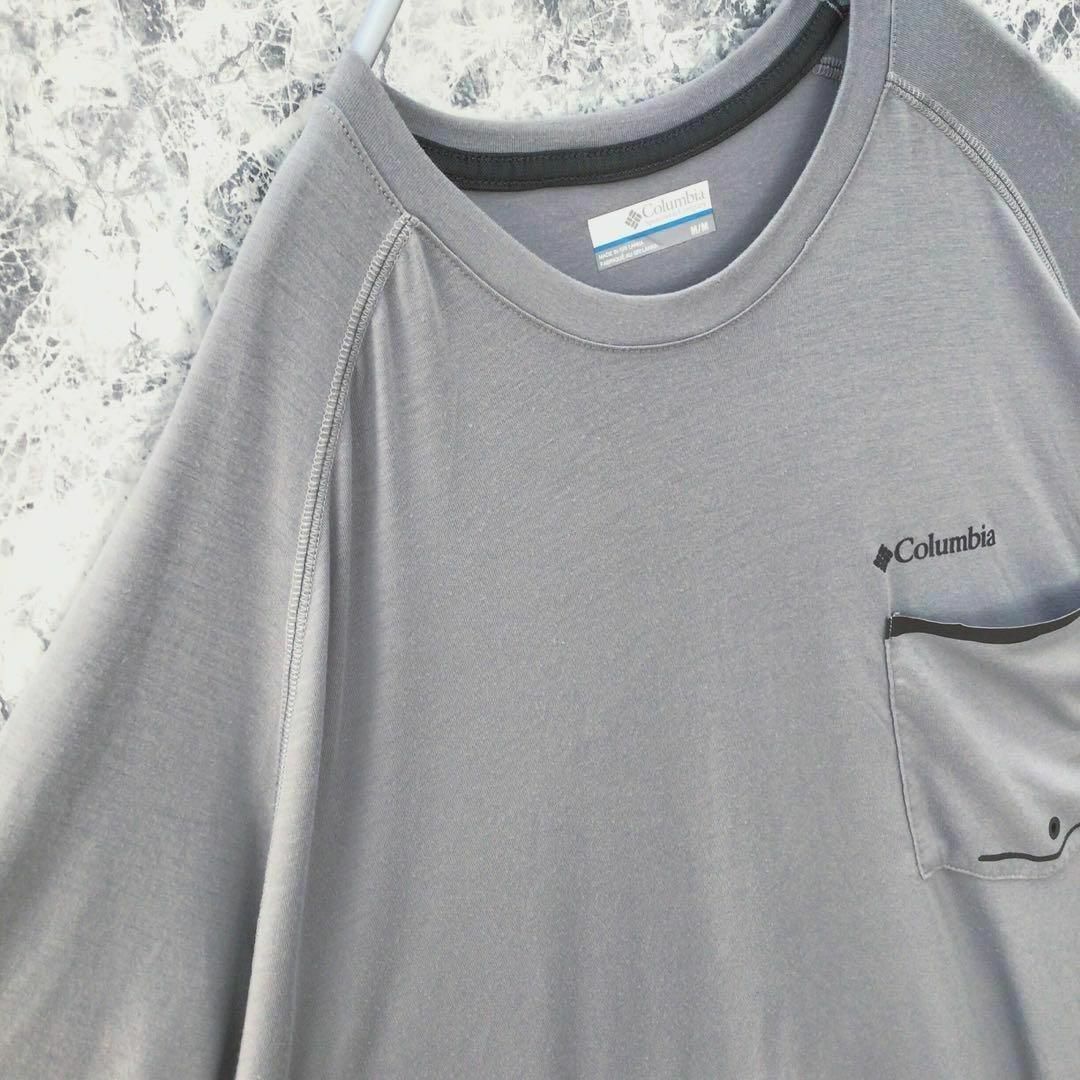 Columbia(コロンビア)のT27US古着コロンビアオムニシェイドレーヨン配合薄手Tシャツ半袖メンズXL相当 メンズのトップス(Tシャツ/カットソー(半袖/袖なし))の商品写真